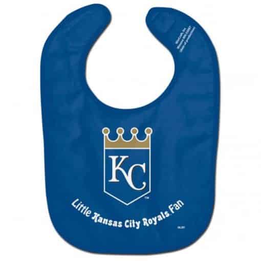 Kansas City Royals Two-Toned Snap Baby Bib