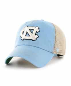 North Carolina Tar Heels 47 Brand Trawler Columbia Clean Up Khaki Mesh Snapback Hat