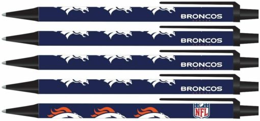 Denver Broncos Click Pens - 5 Pack
