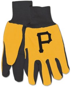 Pittsburgh Pirates Yellow Two Tone Gloves - Adult Size