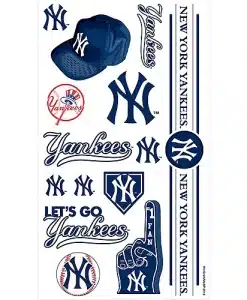 New York Yankees Face Cals Temporary Tattoos