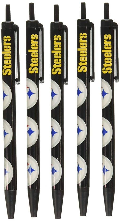 Pittsburgh Steelers Click Pens - 5 Pack