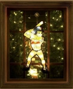 Cleveland Indians 20" Double Sided Window Light-Up Player