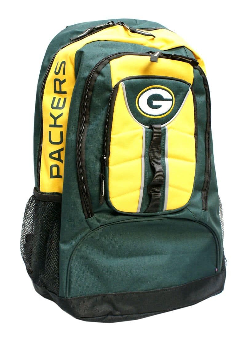 Green Bay Packers Back Pack Hunter Green Colossus Style Detroit Game Gear