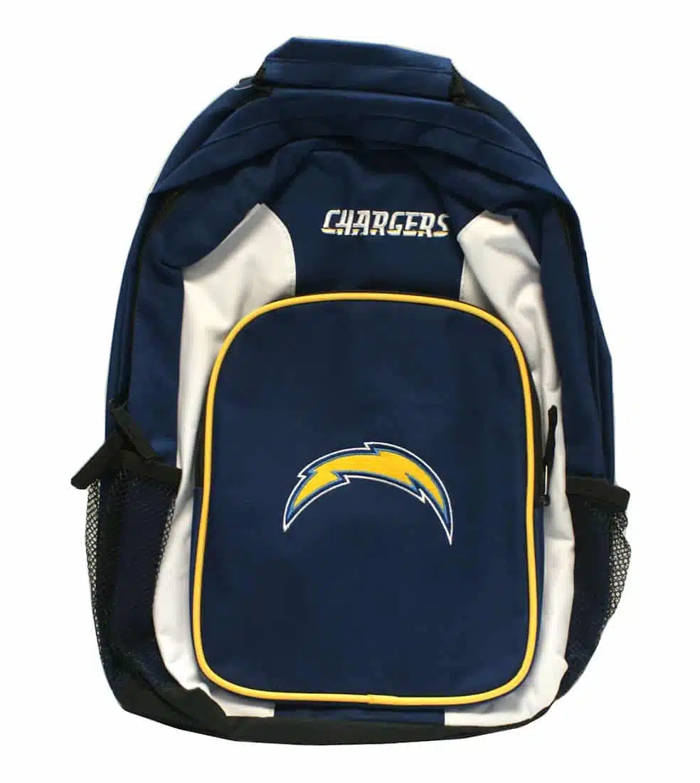 San Diego Chargers Back Pack - Southpaw Style