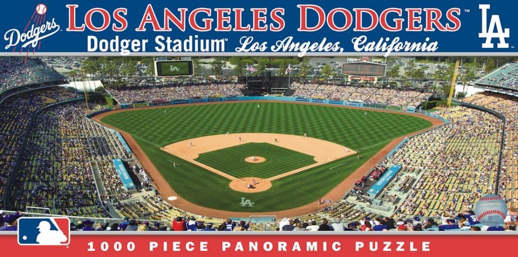 Los Angeles Dodgers Panoramic Stadium Puzzle - Detroit ...