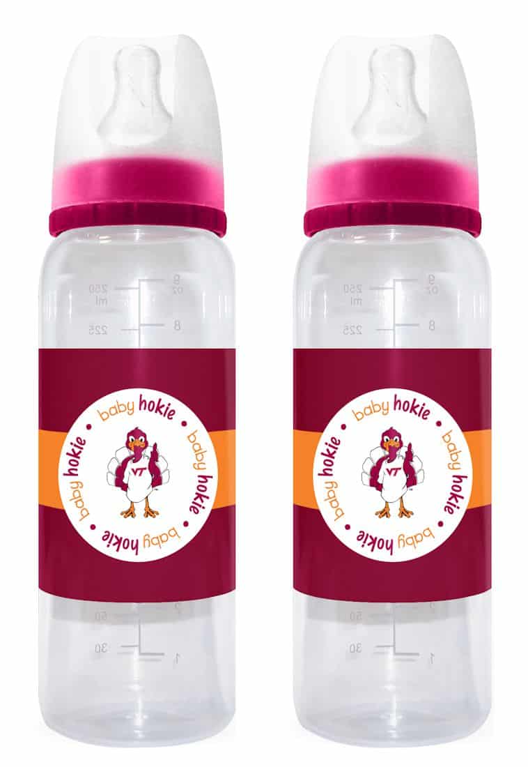 Virginia Tech Hokies Baby Bottles - 2 Pack