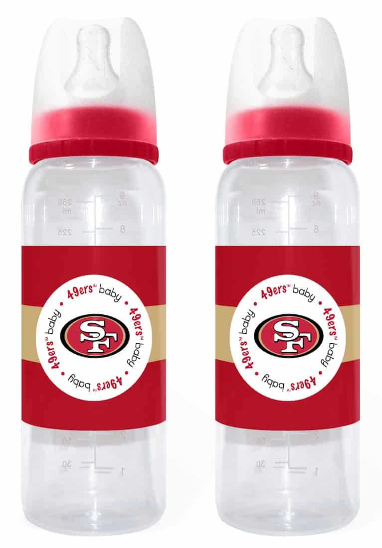 San Francisco 49ers Baby Bottles - 2 Pack