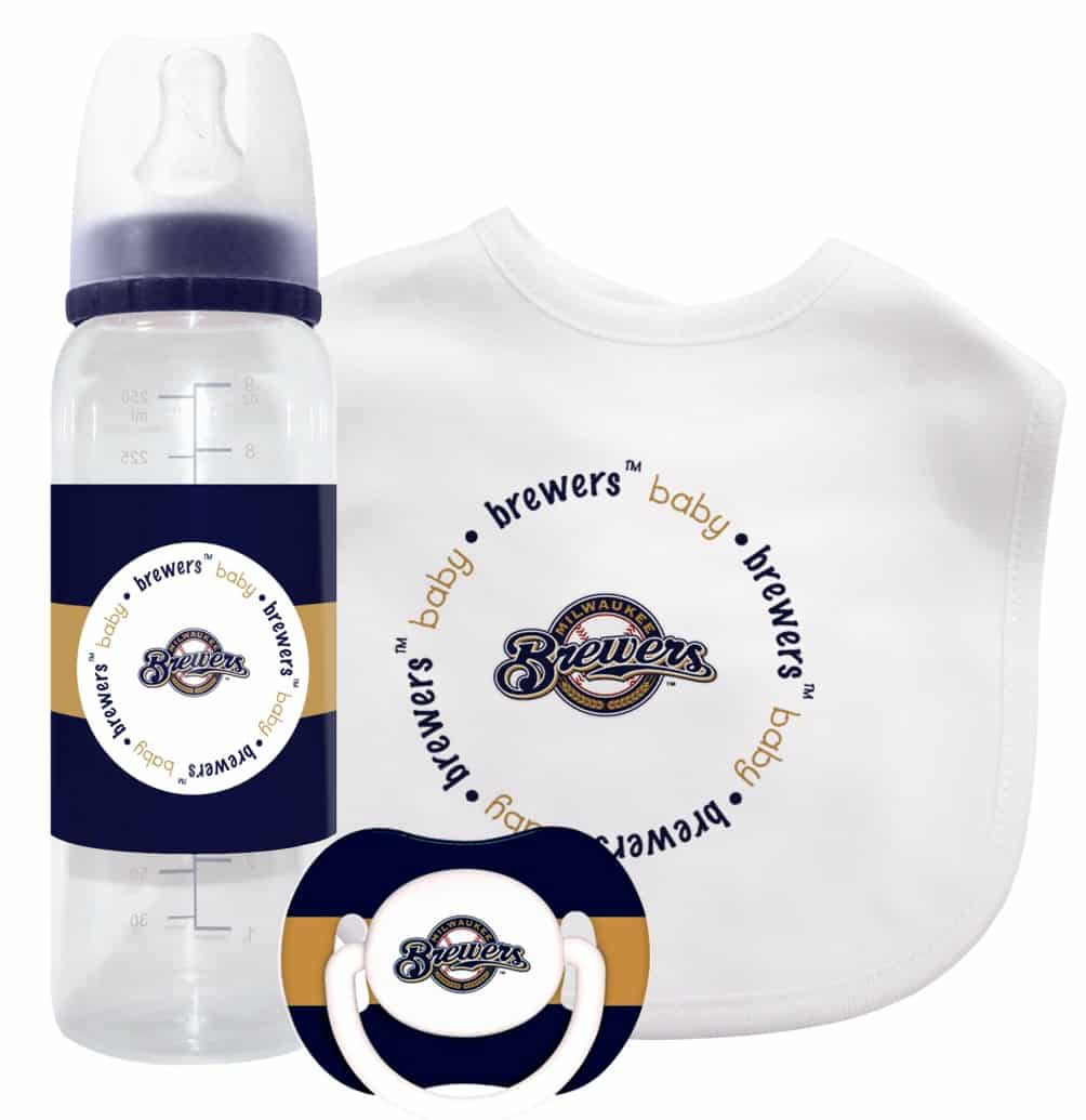Milwaukee Brewers Baby Gift Set Detroit Game Gear