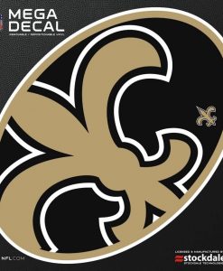 New Orleans Saints 12"x12" Mega Decal
