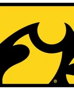 Iowa Hawkeyes License Plate - Acrylic Mega Style