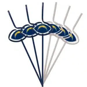 San Diego Chargers Team Sipper Straws