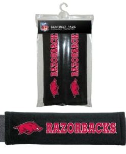 Arkansas Razorbacks Velour Seat Belt Pads