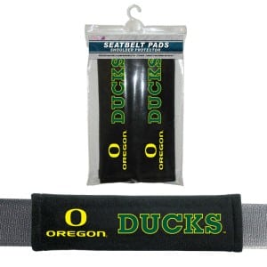 Oregon Ducks Velour Seat Belt Pads
