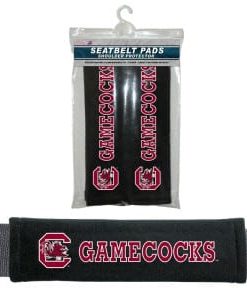 South Carolina Gamecocks Velour Seat Belt Pads