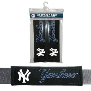New York Yankees Velour Seat Belt Pads