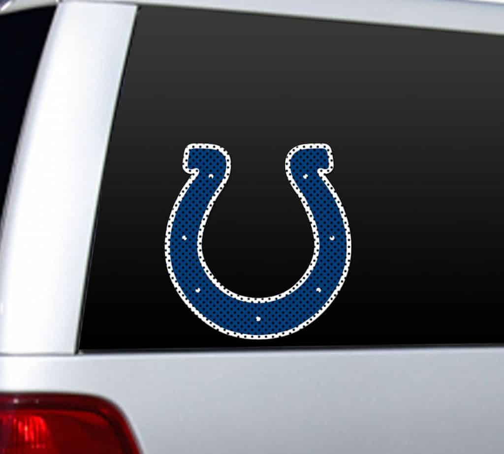 Indianapolis Colts Die-Cut Window Film - Large