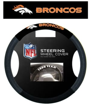 Denver Broncos Mesh Steering Wheel Cover