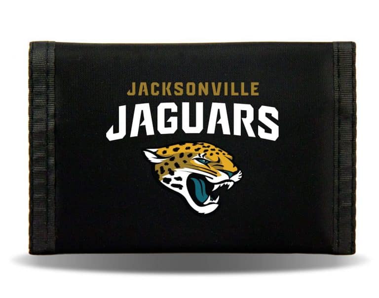 Jacksonville Jaguars Nylon Trifold Wallet Detroit Game Gear