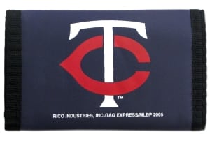 Minnesota Twins Nylon Trifold Wallet