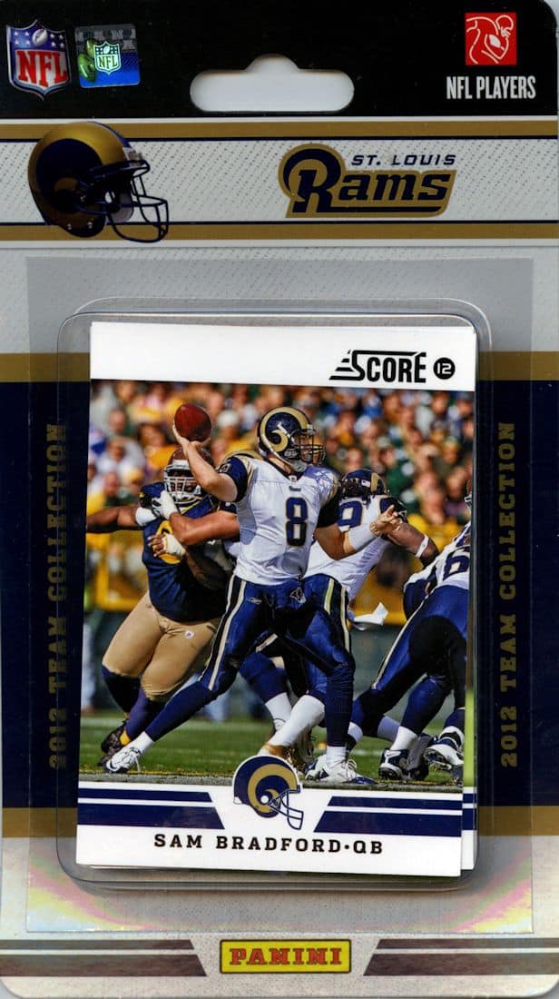 St. Louis Rams 2012 Score Team Set Detroit Game Gear