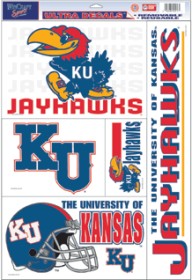 Kansas Jayhawks 11"x17" Ultra Decal Sheet