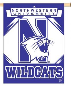 Northwestern Wildcats 27"x37" Banner