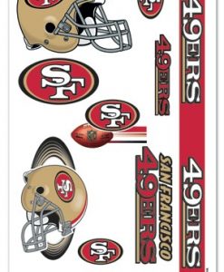 San Francisco 49ers Temporary Tattoos