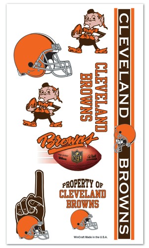Cleveland Browns Temporary Tattoos
