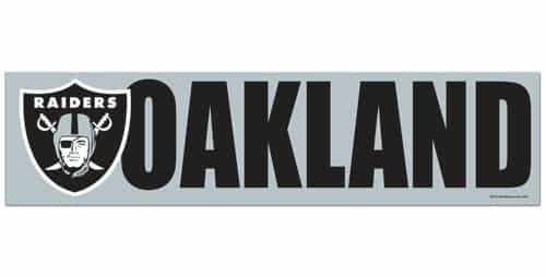 Oakland Raiders Bumper Sticker