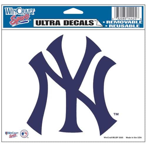 New York Yankees 5"x6" Color Ultra Decal