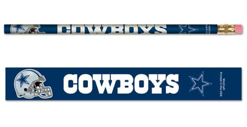 Dallas Cowboys Pencil 6 Pack