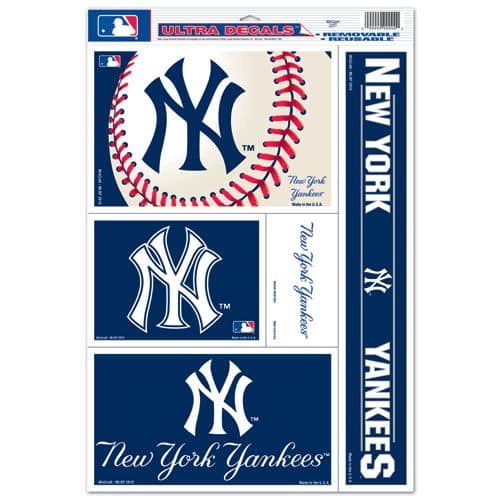 New York Yankees 11"x17" Ultra Decal Sheet
