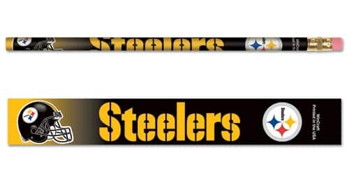 Pittsburgh Steelers Pencil 6 Pack