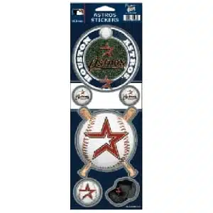 Houston Astros Prismatic Stickers
