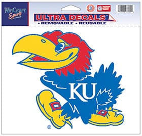 Kansas Jayhawks 5"x6" Color Ultra Decal
