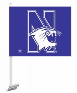 Northwestern Wildcats Car Flag