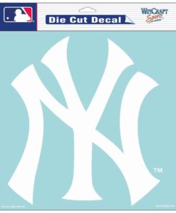 New York Yankees Die-Cut Decal - 8"x8" White