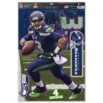 Seattle Seahawks Russell Wilson 11"x17" Multi-Use Decal Sheet