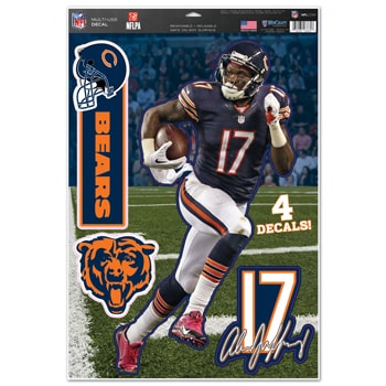 Chicago Bears Alshon Jeffery 11"x17" Multi-Use Decal Sheet