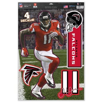 Atlanta Falcons Julio Jones 11"x17" Multi-Use Decal Sheet