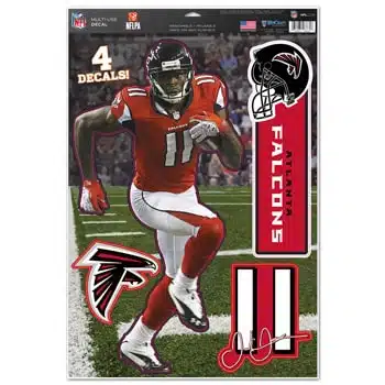 Atlanta Falcons Julio Jones 11"x17" Multi-Use Decal Sheet