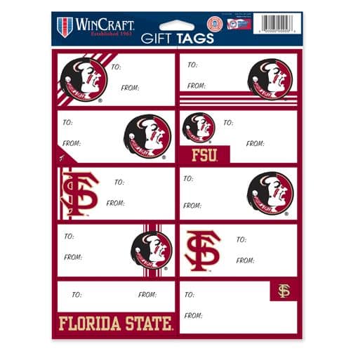 Florida State Seminoles Gift Tags - Detroit Game Gear