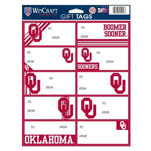 Oklahoma Sooners Gift Tags Detroit Game Gear