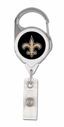 New Orleans Saints Retractable Premium Badge Holder