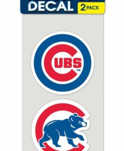 Chicago Cubs Set of 2 Die Cut Decals