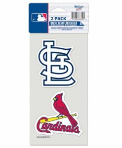 St. Louis Cardinals Set of 2 Die Cut Decals