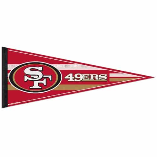 San Francisco 49ers Pennant - Detroit Game Gear