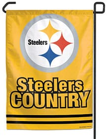 Pittsburgh Steelers 11"x15" Garden Flag - "Steeler Country"