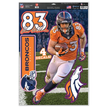 Denver Broncos Wes Welker 11"x17" Multi-Use Decal Sheet